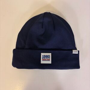 UNRL 1980 Miracle Hockey Navy Blue Heat Insulated Winter Hat Unisex